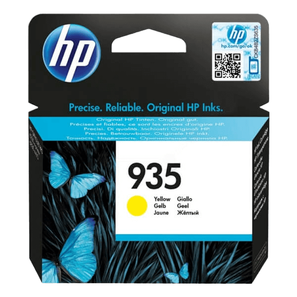 HP Original 935 C2P22AE gul bläckpatron | Innehåll: 4 ml.