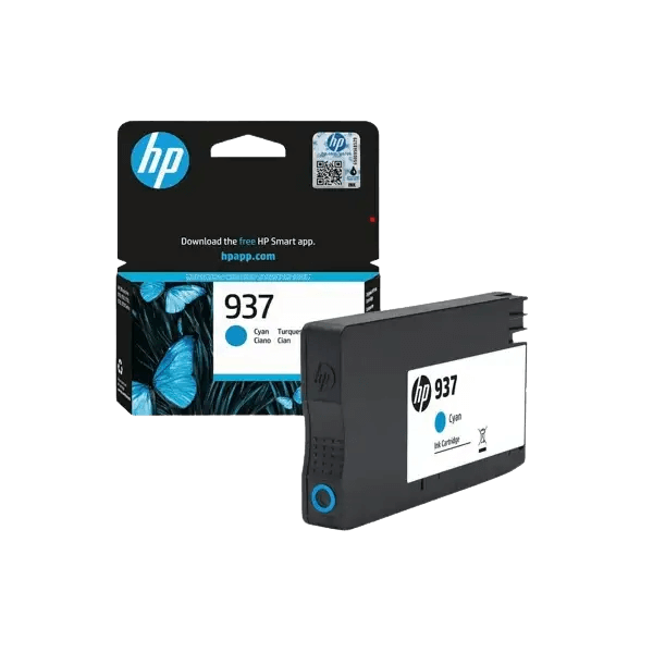 HP Original 937 4S6W2NE cyan bläckpatron | Innehåll: 800 sidor