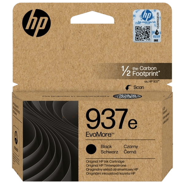 HP Original 937E 4S6W9NE XL svart bläckpatron | Innehåll: 3100 sidor