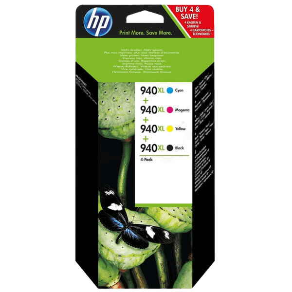 HP Original 940 C2N93AE XL CMYK rabattpaket