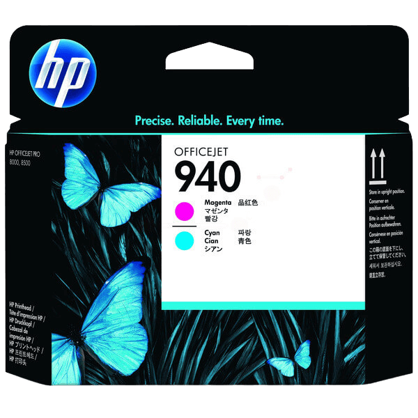 HP Original 940 C4901A cyan / magenta skrivhuvud