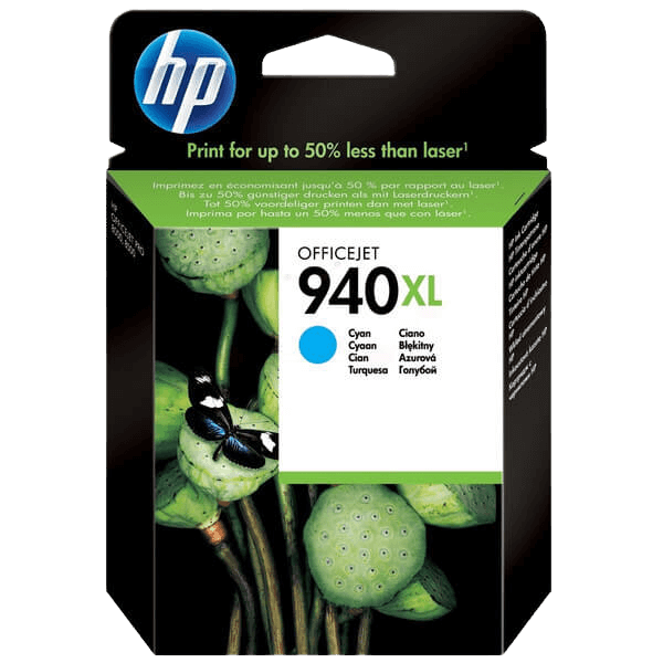 HP Original 940 C4907AE XL cyan bläckpatron | Innehåll: 1400 sidor
