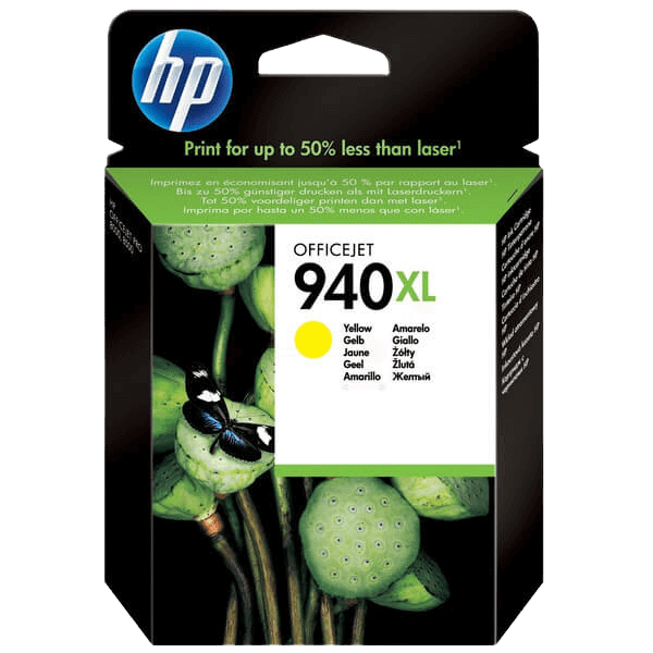 HP Original 940 C4909AE XL gul bläckpatron | Innehåll: 1400 sidor