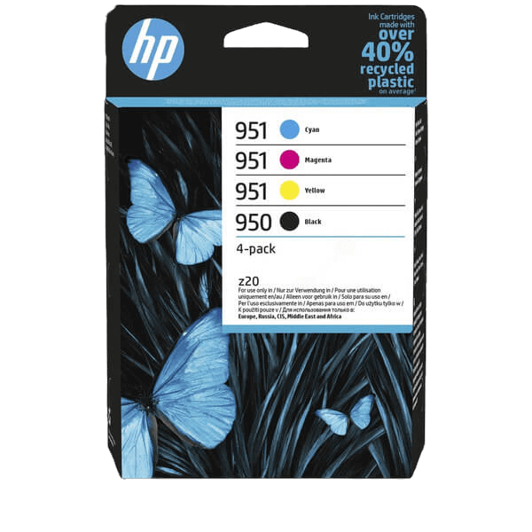 HP Original 950 + 951 6ZC65AE CMYK rabattpaket