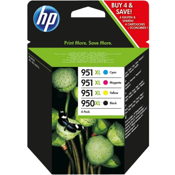HP Original 950 + 951 C2P43AE XL CMYK rabattpaket