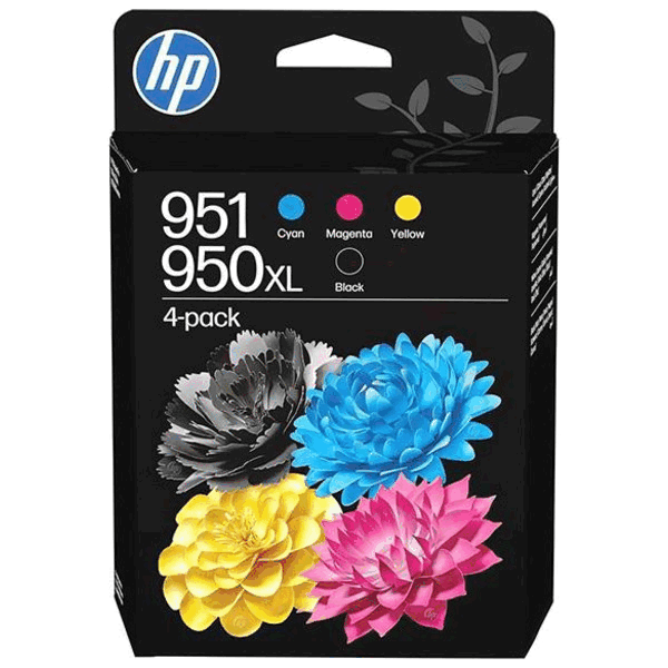 HP Original 950XL + 951CMY C3WK1AE CMYK rabattpaket | Innehåll: 2300 + 700 x3 sidor