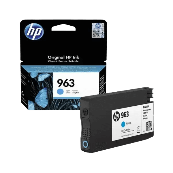 HP Original 963 3JA23AE cyan bläckpatron | Innehåll: 700 sidor