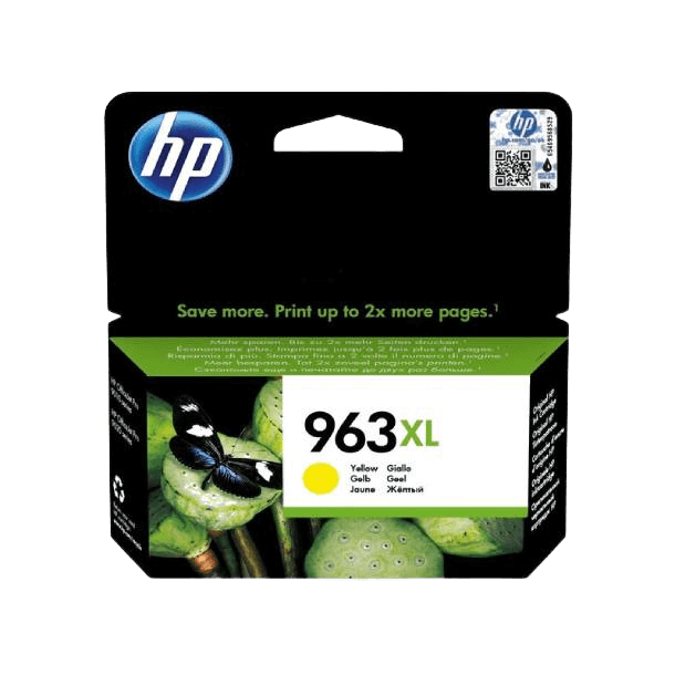 HP Original 963XL 3JA29AE gul bläckpatron | Innehåll: 1600 sidor