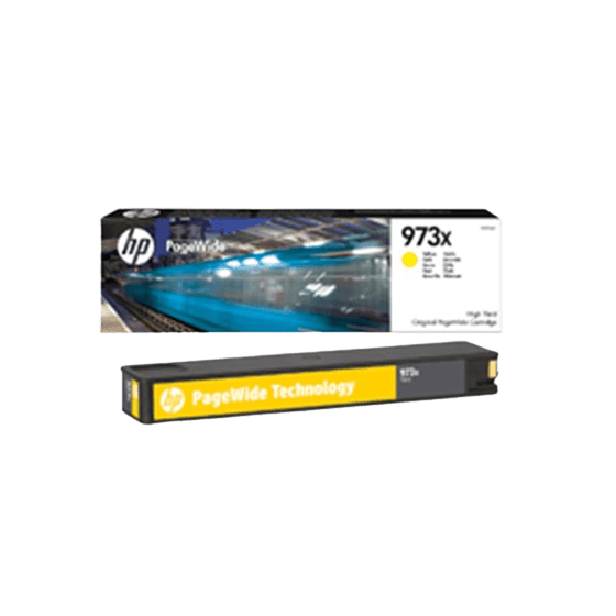 HP Original 973X F6T83AE XL gul bläckpatron | Innehåll: 7000 sidor