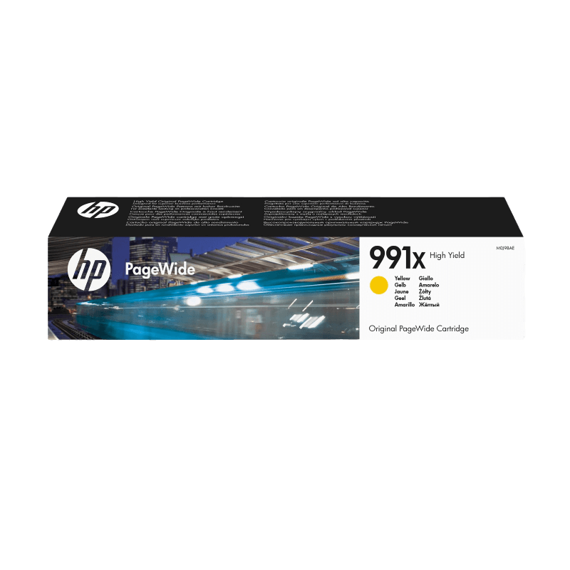 HP Original 991X M0J98AE XL gul bläckpatron | Innehåll: 16000 sidor