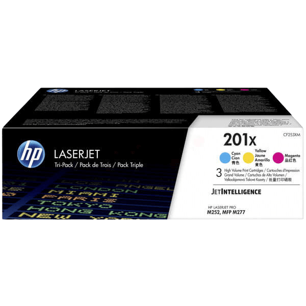 HP Original CF253XM 201X XL 3 färger i en rabattpaket | Innehåll: 6900 sidor