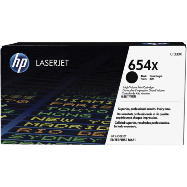 HP Original CF330X 654X XL svart toner | Innehåll: 20500 sidor