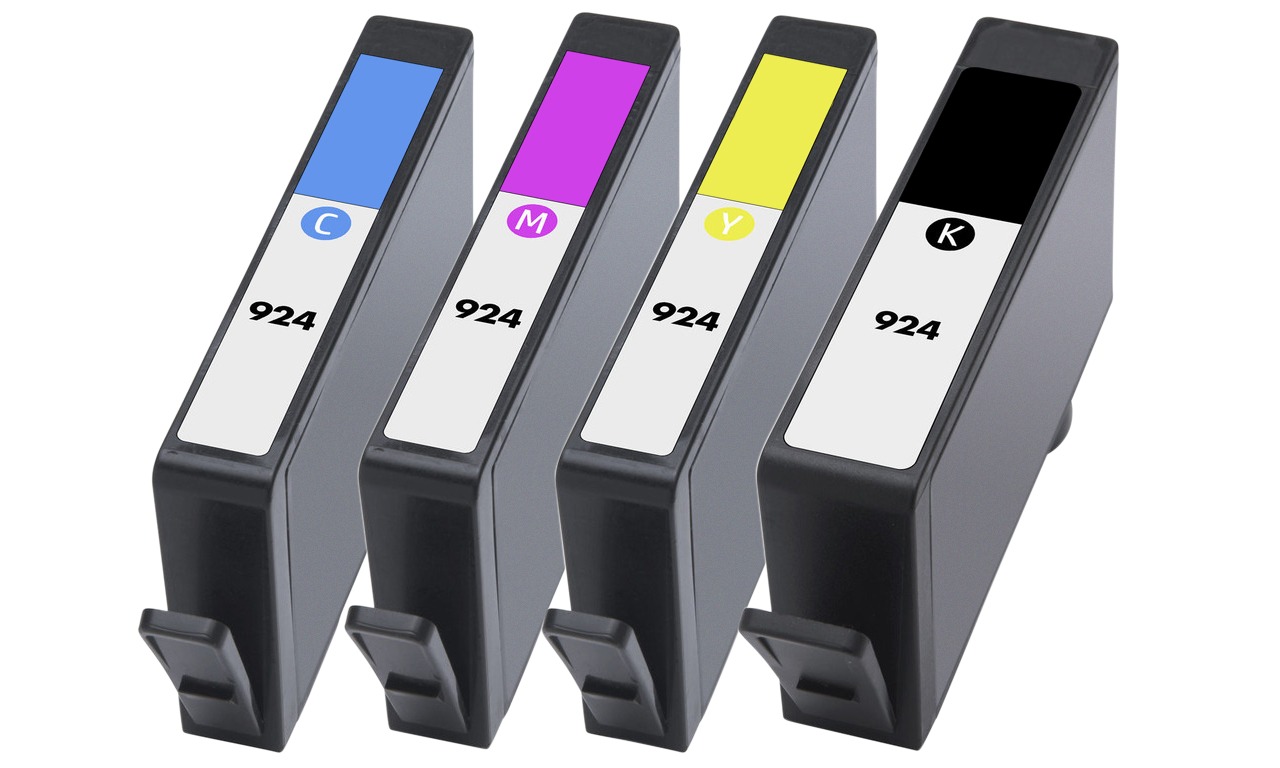 PixoJet HP 924E XL rabattpaket - 4 st.