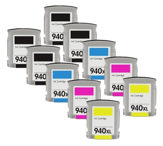 PixoJet HP 940 XL rabattpaket - 10 st.