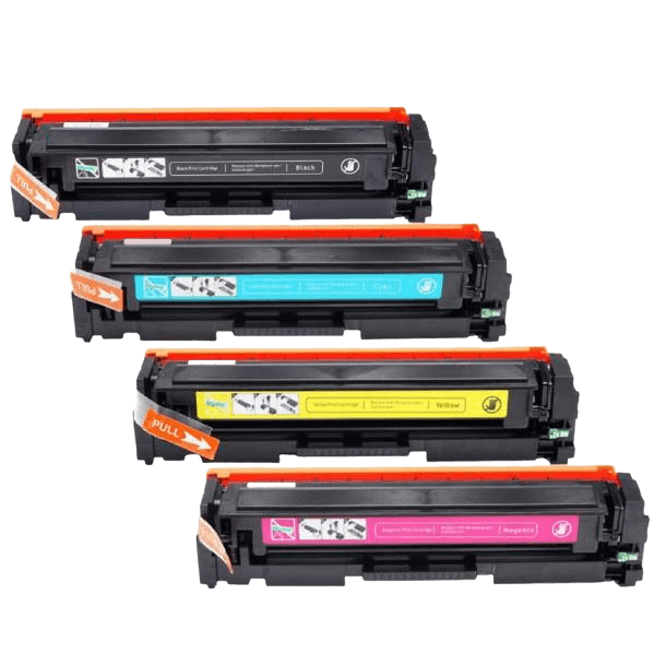 PixoJet HP 203A rabattpaket - 4 st.