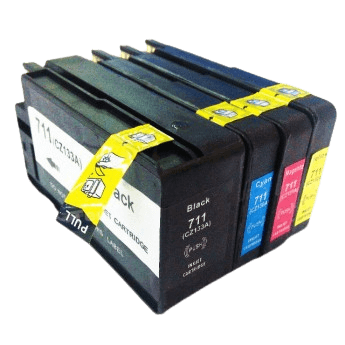 PixoJet HP 711 rabattpaket - 4 st.