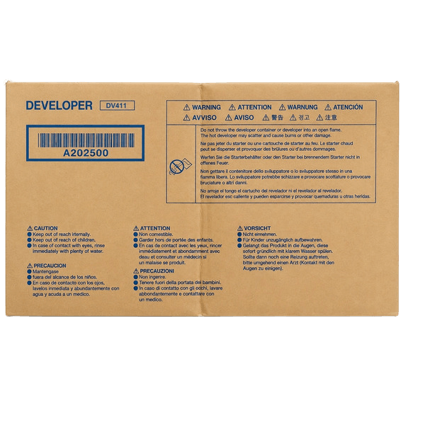 Konica Minolta Original DV-411 A202550 developer unit | Innehåll: 80000 sidor