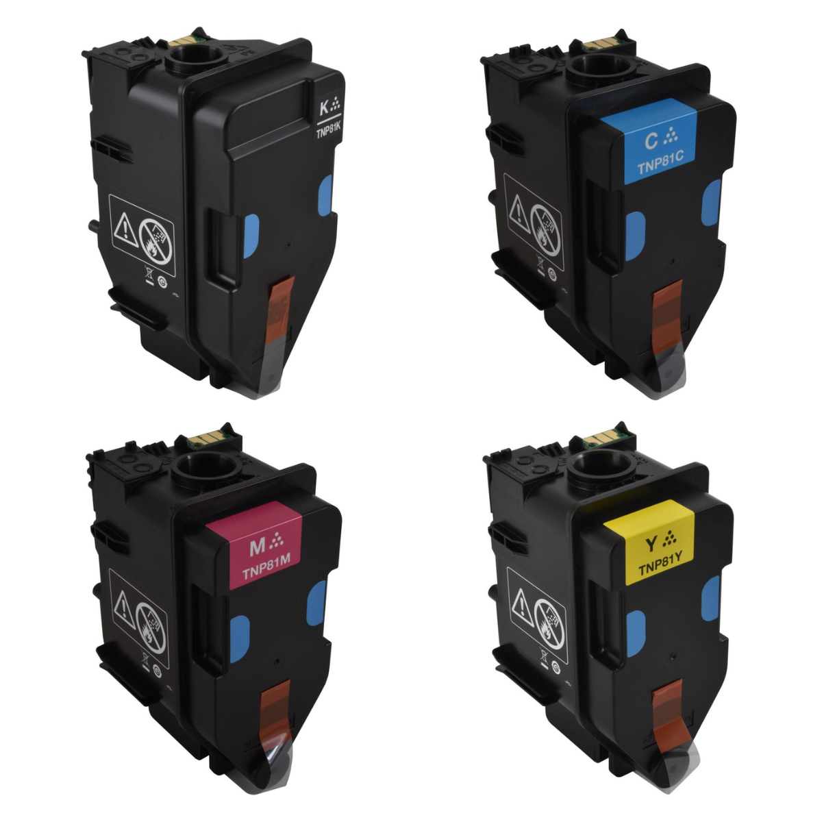 PixoJet Konica Minolta TNP-81 rabattpaket - 4 st.
