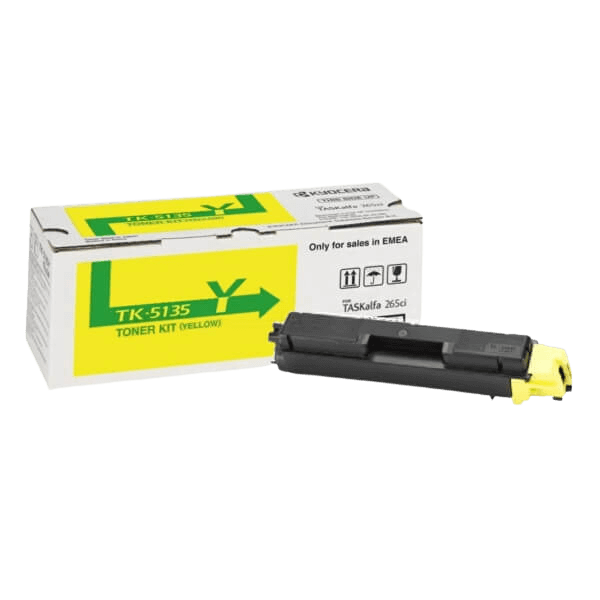 Kyocera Original TK-5135Y 1T02PAANL0 gul toner | Innehåll: 5000 sidor