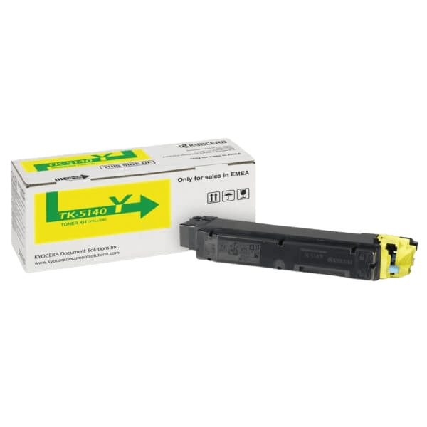 Kyocera Original TK-5140Y 1T02NRANL0 gul toner | Innehåll: 5000 sidor