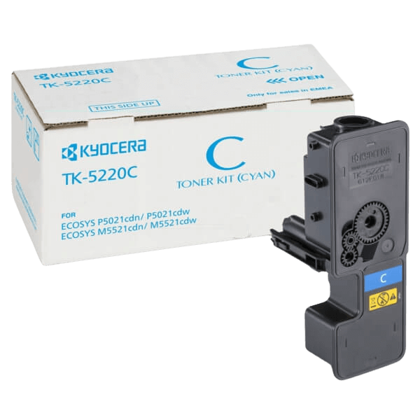 Kyocera Original TK-5220C 1T02R9CNL1 cyan toner | Innehåll: 1200 sidor