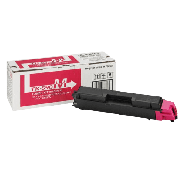Kyocera Original TK-590M 1T02KVBNL0 magenta toner | Innehåll: 5000 sidor