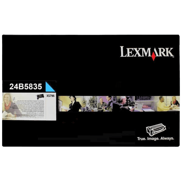 Lexmark Original 24B5832 cyan toner | Innehåll: 18000 sidor