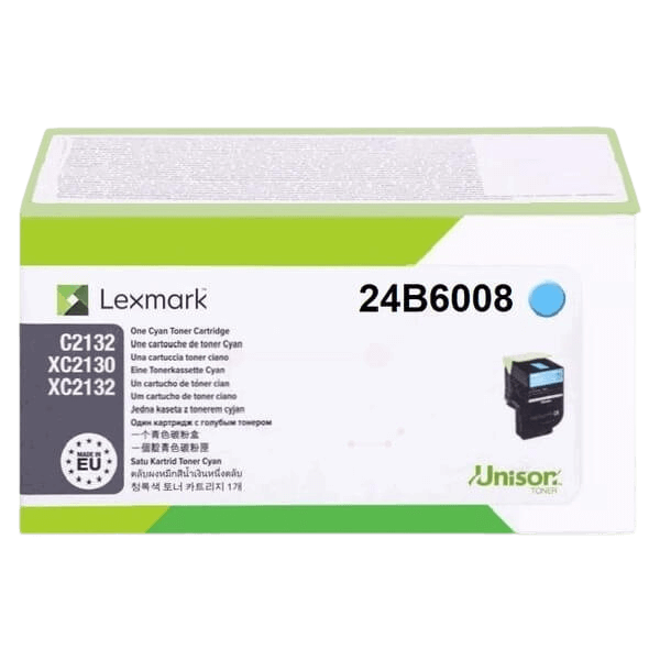 Lexmark Original 24B6008 cyan toner | Innehåll: 3000 sidor