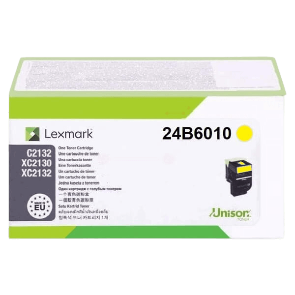 Lexmark Original 24B6010 gul toner | Innehåll: 3000 sidor