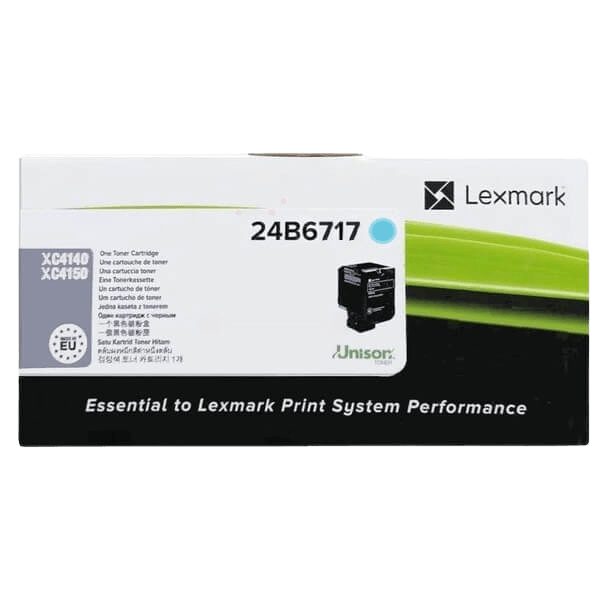 Lexmark Original 24B6717 cyan toner | Innehåll: 13000 sidor