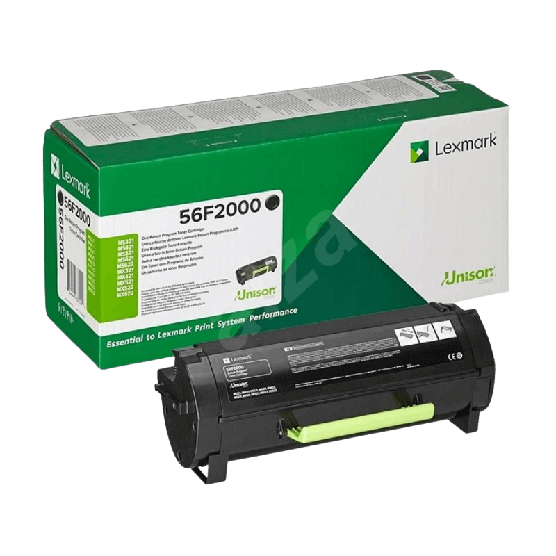 Lexmark Original 56F2000 svart toner | Innehåll: 6000 sidor