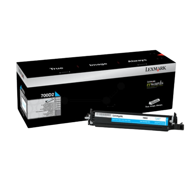 Lexmark Original 700D2 70C0D20 cyan developer unit | Innehåll: 40000 sidor