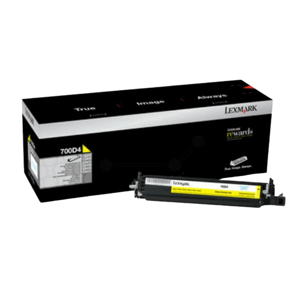 Lexmark Original 700D4 70C0D40 gul developer unit | Innehåll: 40000 sidor