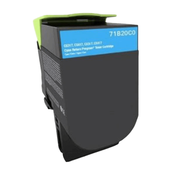 PixoJet Lexmark 71B20C0 cyan toner | Innehåll: 2300 sidor