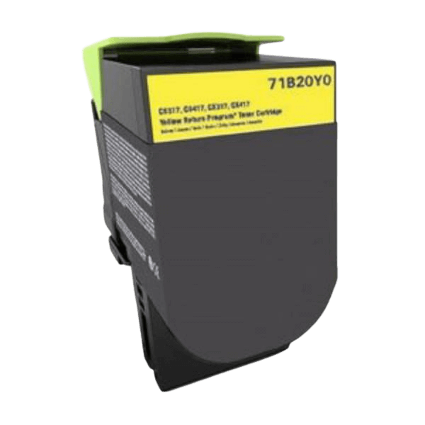 PixoJet Lexmark 71B20Y0 gul toner | Innehåll: 2300 sidor
