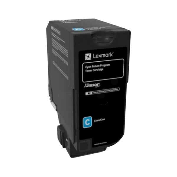 Lexmark Original 74C20C0 cyan toner | Innehåll: 3000 sidor