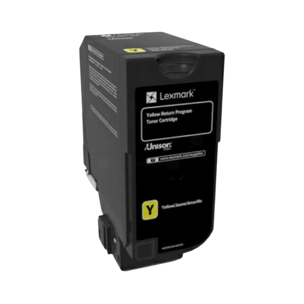 Lexmark Original 74C20Y0 gul toner | Innehåll: 3000 sidor