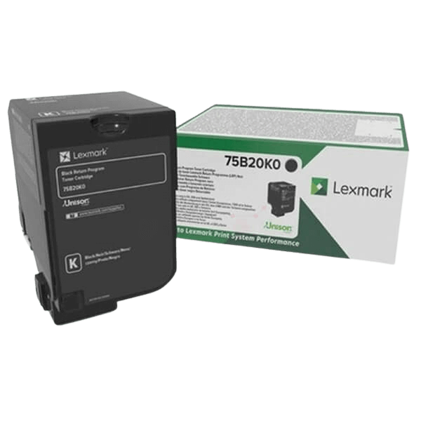 Lexmark Original 75B20K0 svart toner | Innehåll: 13000 sidor