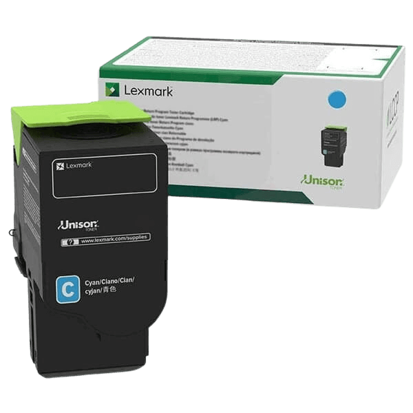 Lexmark Original 78C20C0 cyan toner | Innehåll: 1400 sidor