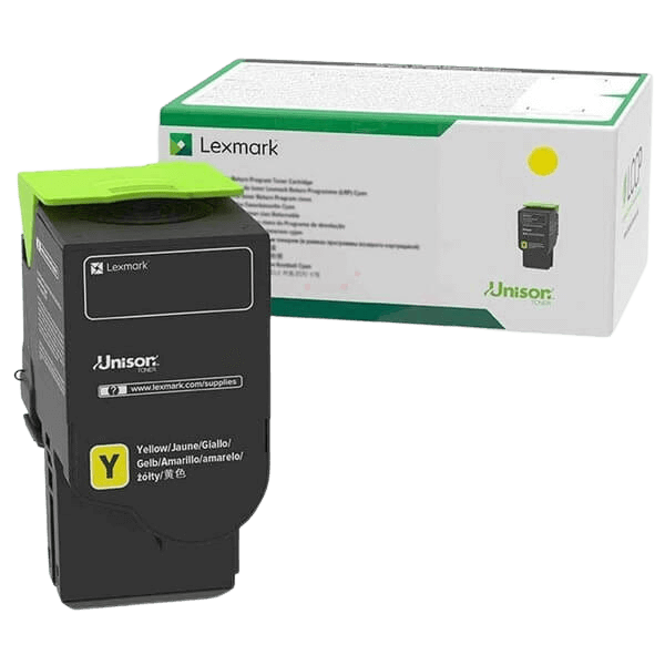 Lexmark Original 78C2XY0 XL gul toner | Innehåll: 5000 sidor