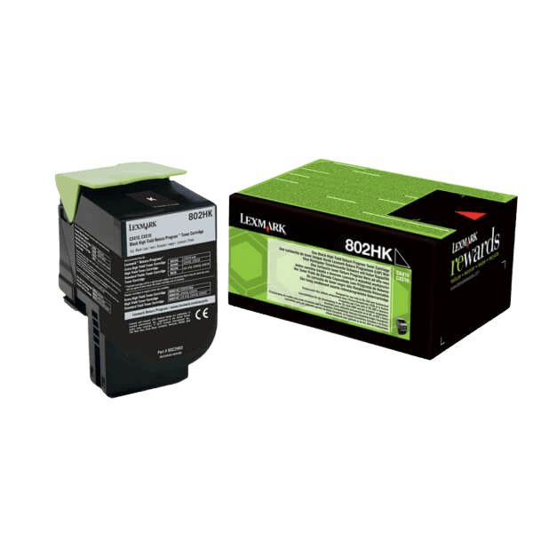 Lexmark Original 802HK 80C2HK0 XXL svart toner | Innehåll: 4000 sidor