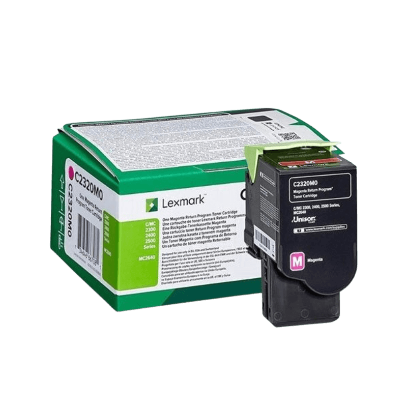 Lexmark Original C2320M0 magenta toner | Innehåll: 1000 sidor