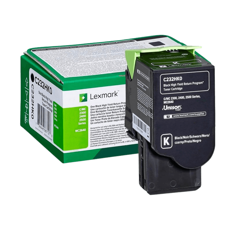 Lexmark Original C232HK0 XL svart toner | Innehåll: 3000 sidor