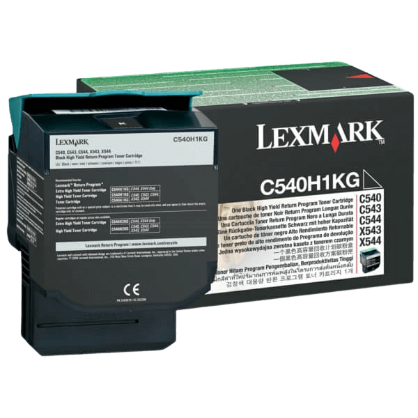 Lexmark Original C540H1KG svart toner | Innehåll: 2500 sidor