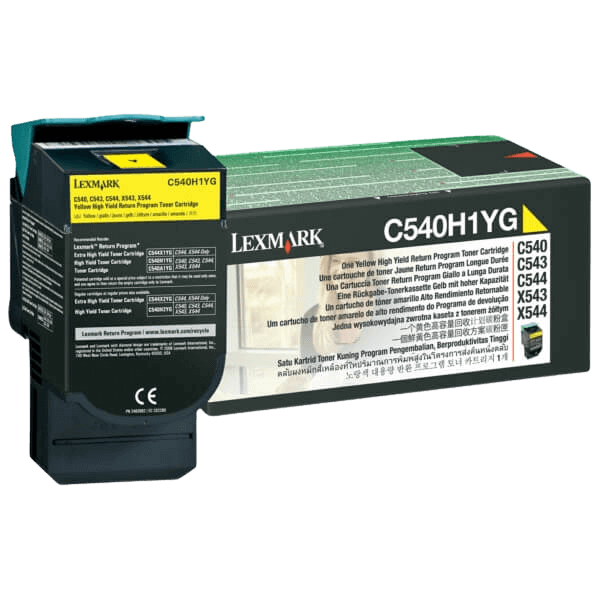 Lexmark Original C540H1YG gul toner | Innehåll: 2000 sidor