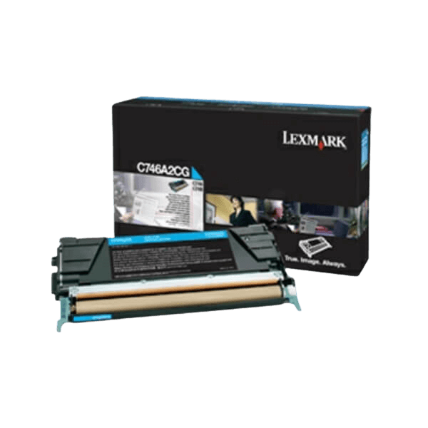 Lexmark Original C746 C746A3CG cyan toner | Innehåll: 7000 sidor