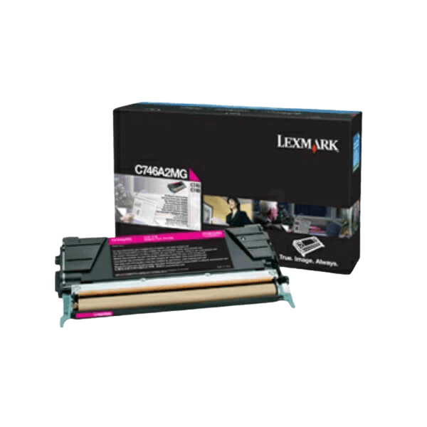 Lexmark Original C746 C746A3MG magenta toner | Innehåll: 7000 sidor