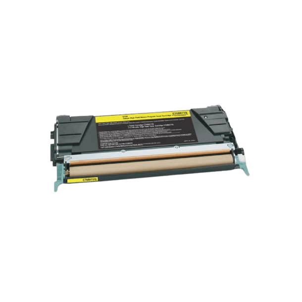 PixoJet Lexmark C746 C746A3YG gul toner | Innehåll: 7000 sidor