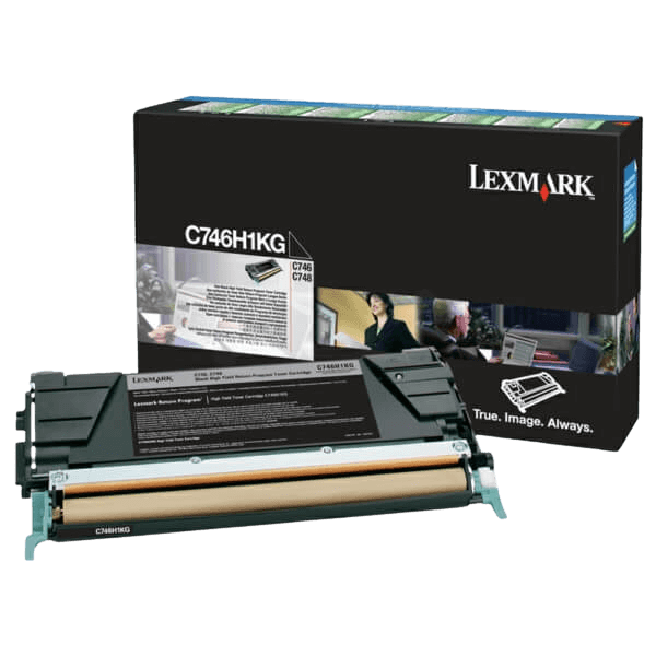Lexmark Original C746 C746H1KG svart toner | Innehåll: 12000 sidor