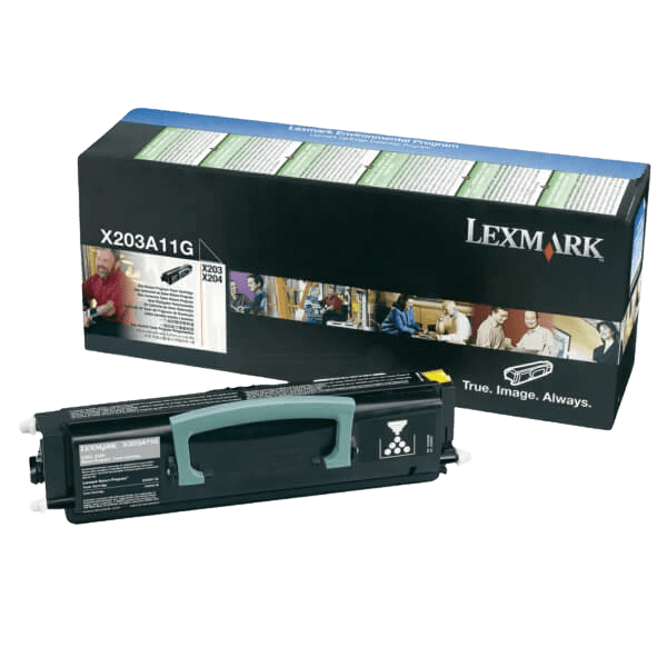 Lexmark Original X203A11G X203A21G svart toner | Innehåll: 2500 sidor